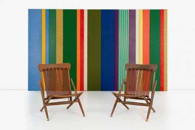 Maruni Mokko of Japan Folding Sling Chairs