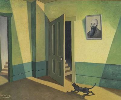 Marvin Cone Uncle Ben and the Night Prowler ca 1940