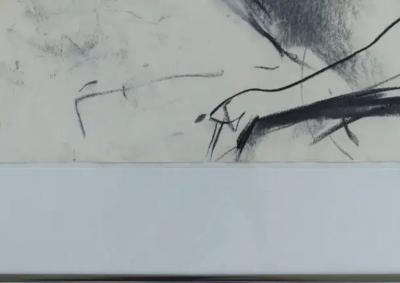 Mary Frank Original Charcoal and Watercolor by Mary Frank Pencil Signed