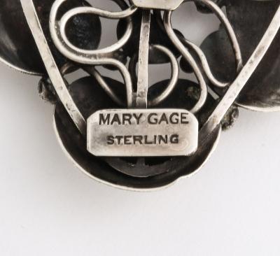 Mary Gage Clip Lotus Brooch