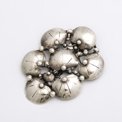 Mary Gage Clip Lotus Brooch