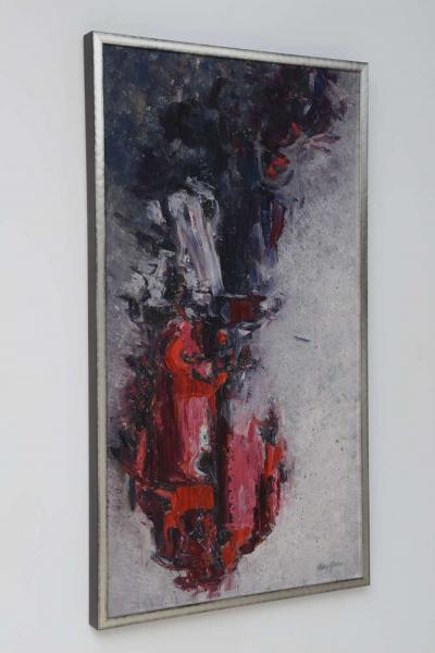 Mary Gehr American Mid Century Abstract Oil on Canvas