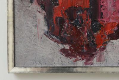 Mary Gehr American Mid Century Abstract Oil on Canvas