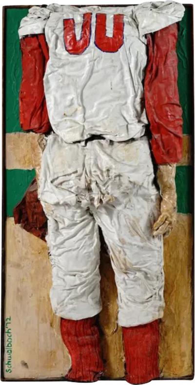 Mary J Schwalbach Baseball Mixed Media Artwork By Mary J Schwalbach