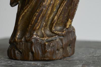 Mary Magdalene in Polychromed Carved Walnut 16th Century