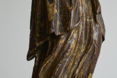 Mary Magdalene in Polychromed Carved Walnut 16th Century