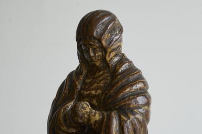 Mary Magdalene in Polychromed Carved Walnut 16th Century