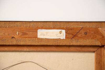 Mary Purser Mid Century Modern Landscape Painting Oil on Canvas