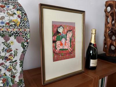 Mary Robinson Blair Mary Blair Original Artwork Girl on Horse