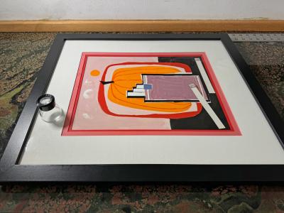 Mary Robinson Blair Mid Century Cigarette Ad Illustration