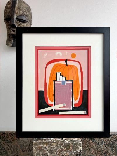 Mary Robinson Blair Mid Century Cigarette Ad Illustration