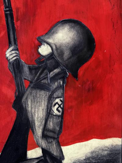 Mary Stewart WWII Anti Nazi Poster Jimmy Stewarts Sister