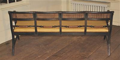 Maryland Federal Period Klismos Settee