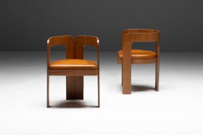 Marzio Cecchi Dining Chairs by Marzio Cecchi Italy 1970s