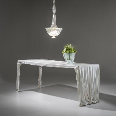 Marzio Cecchi Dining Table in the Form of a Draped Cloth by Marzio Cecchi Italy mid 1970s