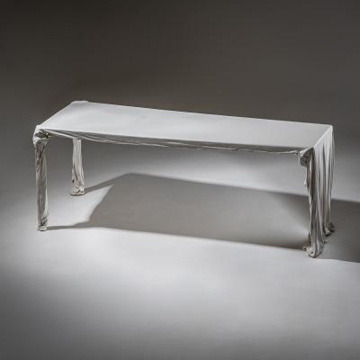 Marzio Cecchi Dining Table in the Form of a Draped Cloth by Marzio Cecchi Italy mid 1970s