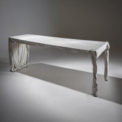 Marzio Cecchi Dining Table in the Form of a Draped Cloth by Marzio Cecchi Italy mid 1970s
