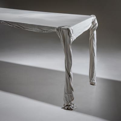 Marzio Cecchi Dining Table in the Form of a Draped Cloth by Marzio Cecchi Italy mid 1970s