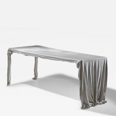 Marzio Cecchi Dining Table in the Form of a Draped Cloth by Marzio Cecchi Italy mid 1970s