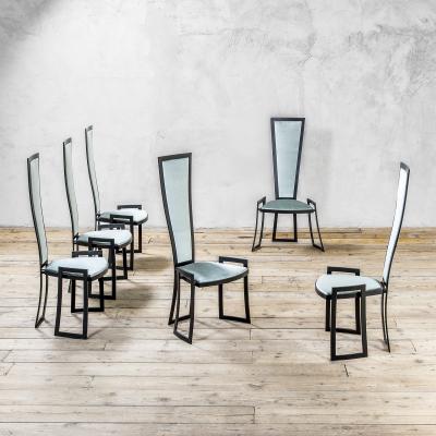 Marzio Cecchi Marzio Cecchi for Studio Most Set of Six Chairs 70s