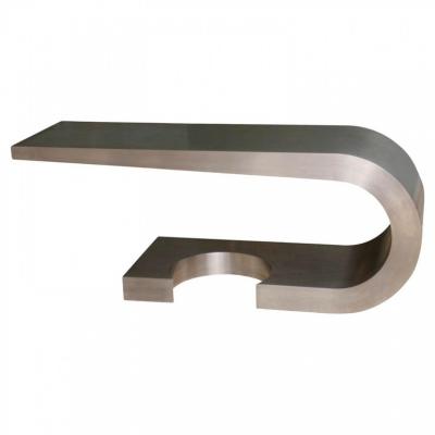 Marzio Cecchi Marzio Cecchi for Studio Most Stainless Steel Desk Console Diapason 1968 