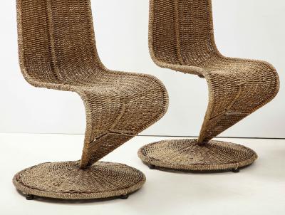 Marzio Cecchi Set of Four Marzio Cecchi Model S Chairs Italy