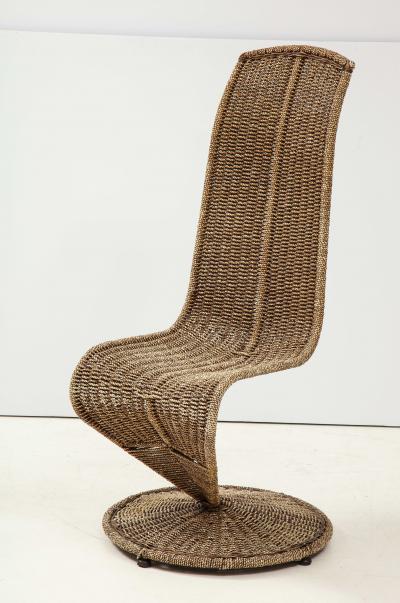 Marzio Cecchi Set of Four Marzio Cecchi Model S Chairs Italy