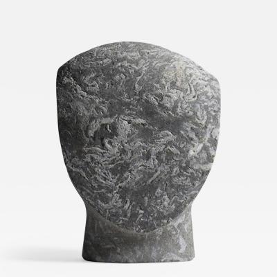 Masanori Sugisaki PHILOSOPHER HEAD 10 Stone sculpture