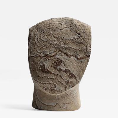 Masanori Sugisaki PHILOSOPHER HEAD 2 Stone sculpture