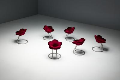 Masanori Umeda Soshun Flower Stools by Masanori Umeda for Edra Italy 1990s