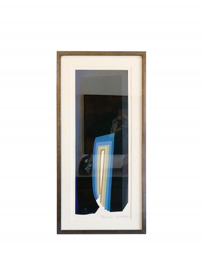 Mashiko Japanese Abstract Expressionist Serigraph Titled 70