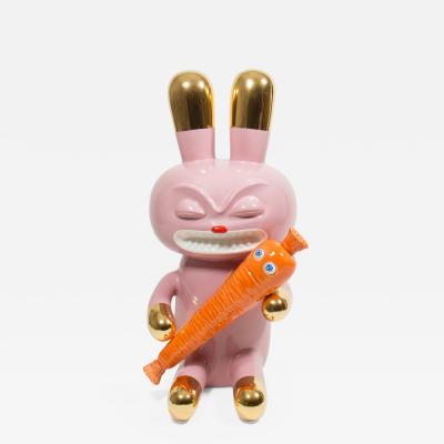 Massimo Giacon Love Carrot Ceramic Sculpture by Massimo Giacon for Superego Editions Italy