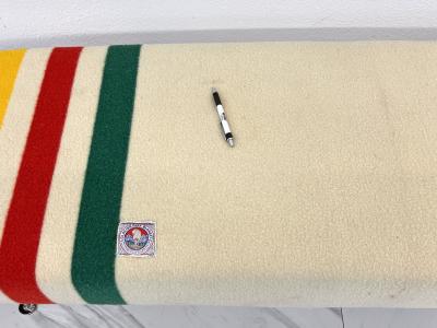 Massimo Iosa Ghini Massimo losa Ghini Plana Bench in 1930s Pendleton Glacier Park Blanket