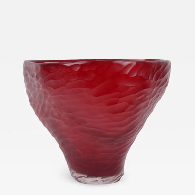 Massimo Micheluzzi Red Vase