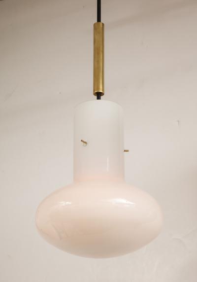 Massimo Vignelli A Double Pendent Light by Massimo Vignelli for Venini 1960 Italy