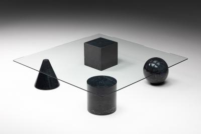 Massimo Vignelli Coffee Table in the Style of Massimo Vignelli 1970s