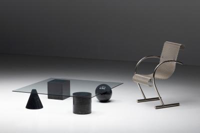 Massimo Vignelli Coffee Table in the Style of Massimo Vignelli 1970s
