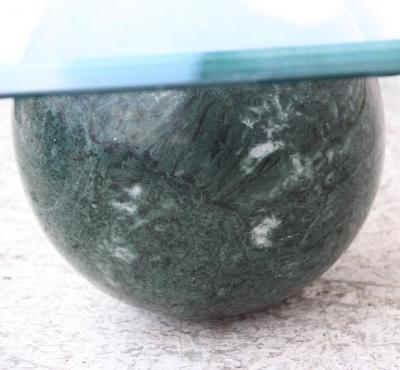 Massimo Vignelli Massimo Vignelli Meta Fora Marble and Glass Coffee Table