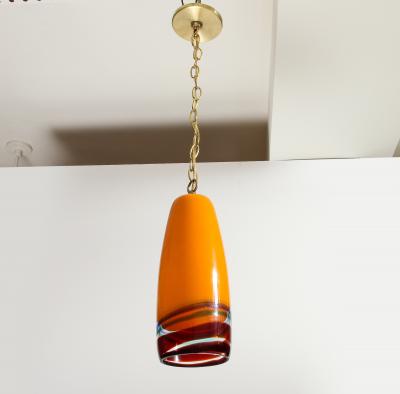 Massimo Vignelli No 4035 Pendant by Massimo Vignelli for Venini