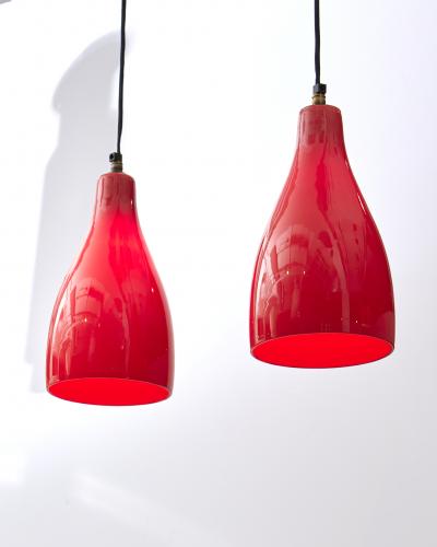 Massimo Vignelli Pair of cieling Pendants