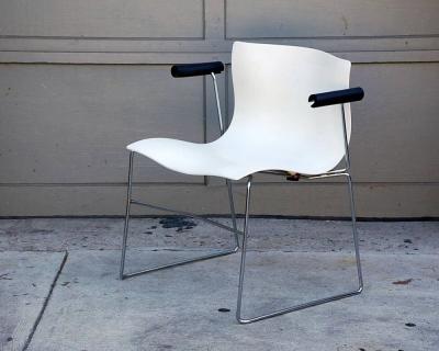 Massimo Vignelli Set of 4 Handkerchief armchairs by Massimo Vignelli for Knoll