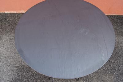 Massimo Vignelli Slate PaperClip Cafe Table by Lella and Massimo Vignelli for Knoll