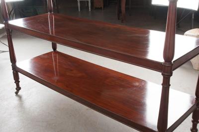 Massive 19th Century English Mahogany Trolley