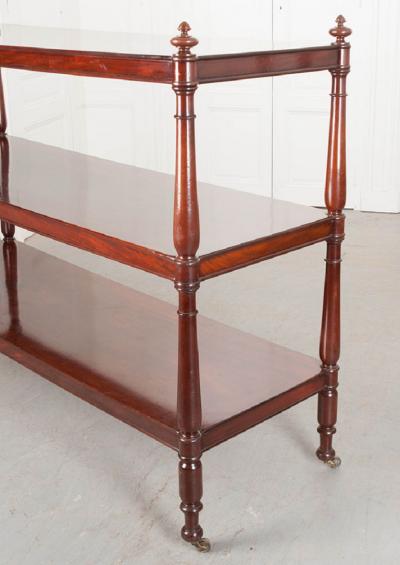 Massive 19th Century English Mahogany Trolley