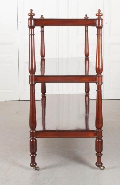 Massive 19th Century English Mahogany Trolley