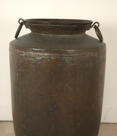 Massive Antique Copper Cooking Pot India circa 1880