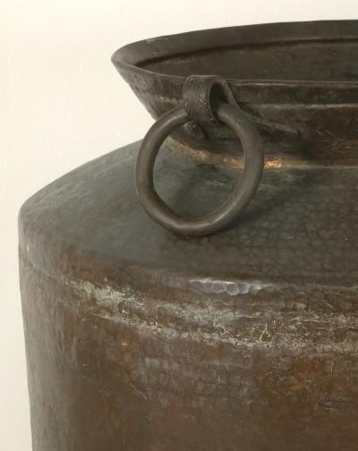 Massive Antique Copper Cooking Pot India circa 1880