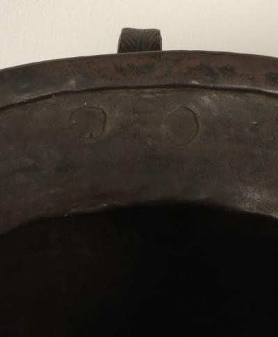 Massive Antique Copper Cooking Pot India circa 1880