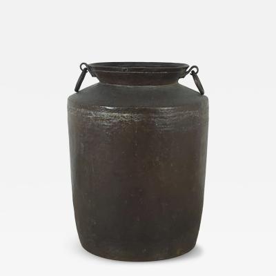 Massive Antique Copper Cooking Pot India circa 1880