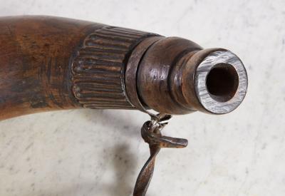 Massive Colonial Powder Horn